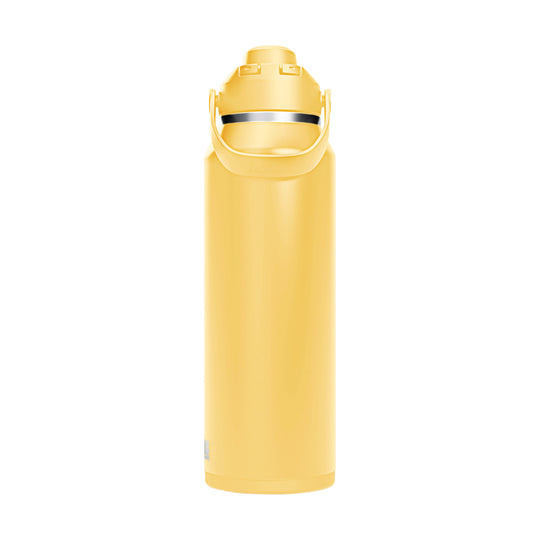 Thrive Chug Insulated Stainless Steel - 1.2L Yellow Bloom