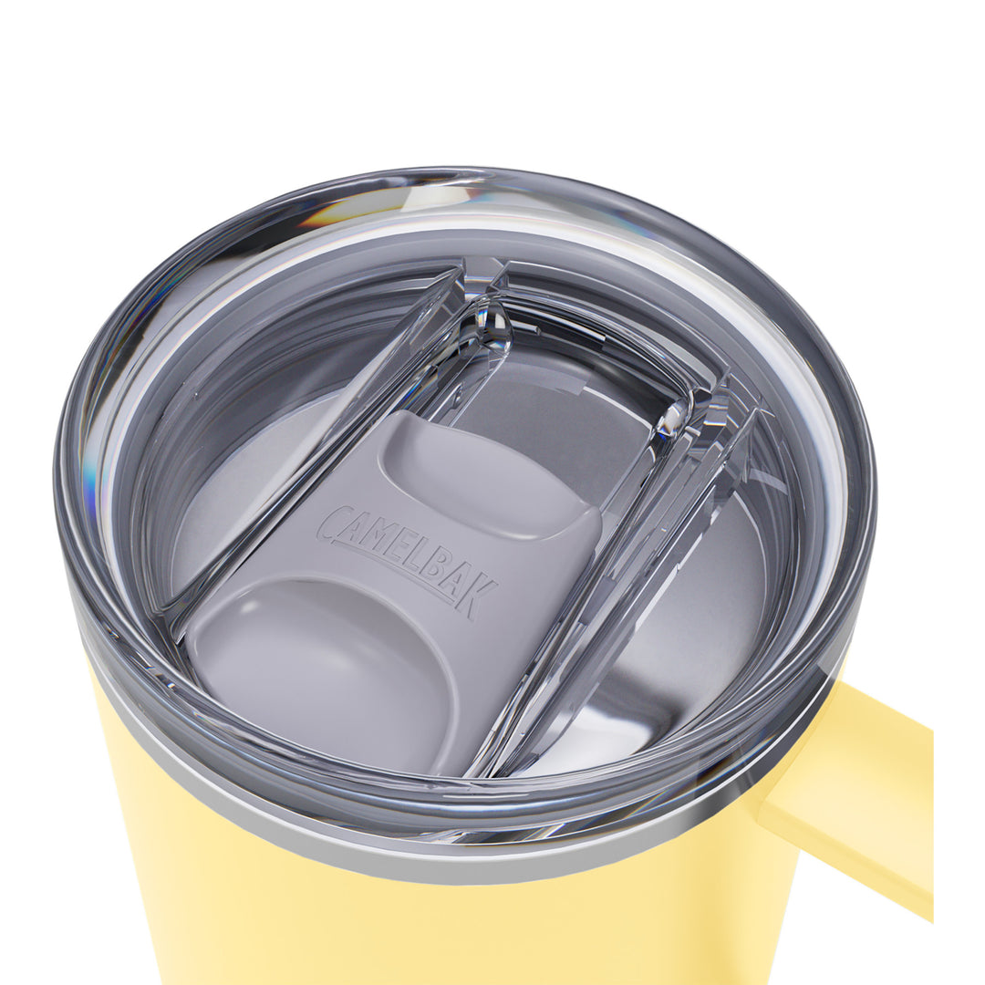 Thrive Mug Insulated Stainless Steel - .5L Yellow Bloom