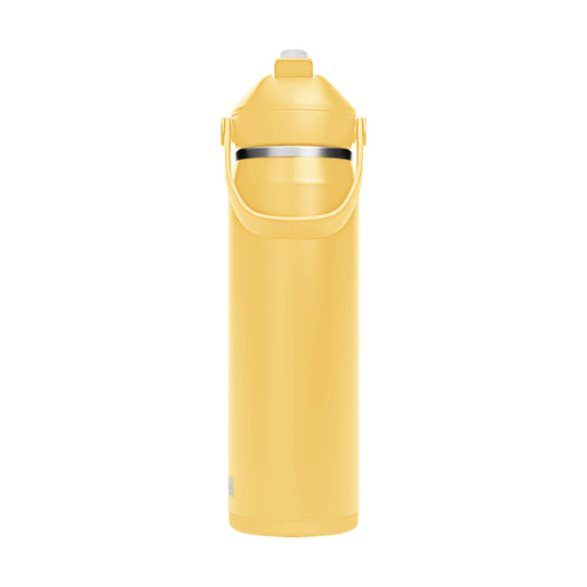 Thrive Flip Straw Insulated Stainless Steel - .75L Yellow Bloom