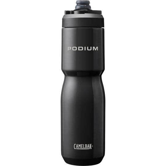 Podium Insulated Steel Bottle .65L Black