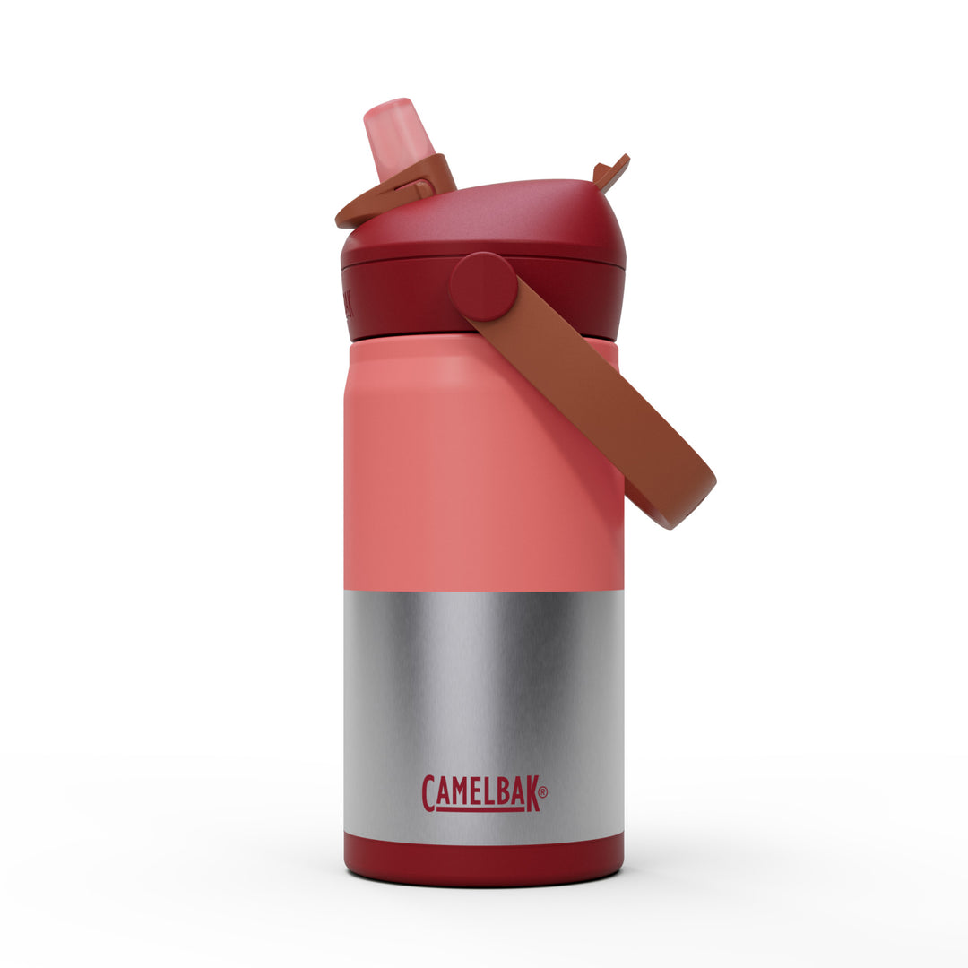 Thrive Flip Straw Kids Insulated Stainless Steel - .35L Demi Peach