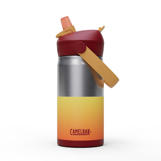 Thrive Flip Straw Kids Insulated Stainless Steel - .35L Orange Sunset