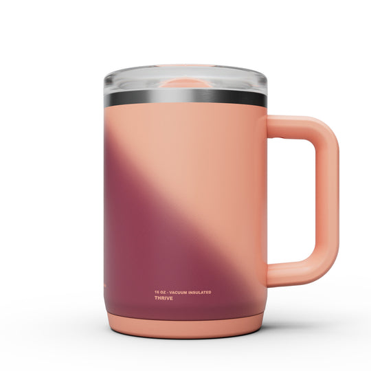 Thrive Mug Insulated Stainless Steel - .5L Blush Dawn