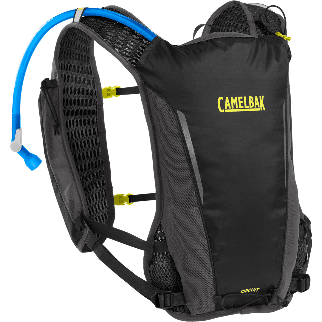 Circuit Run Vest - Black/Safety Yellow